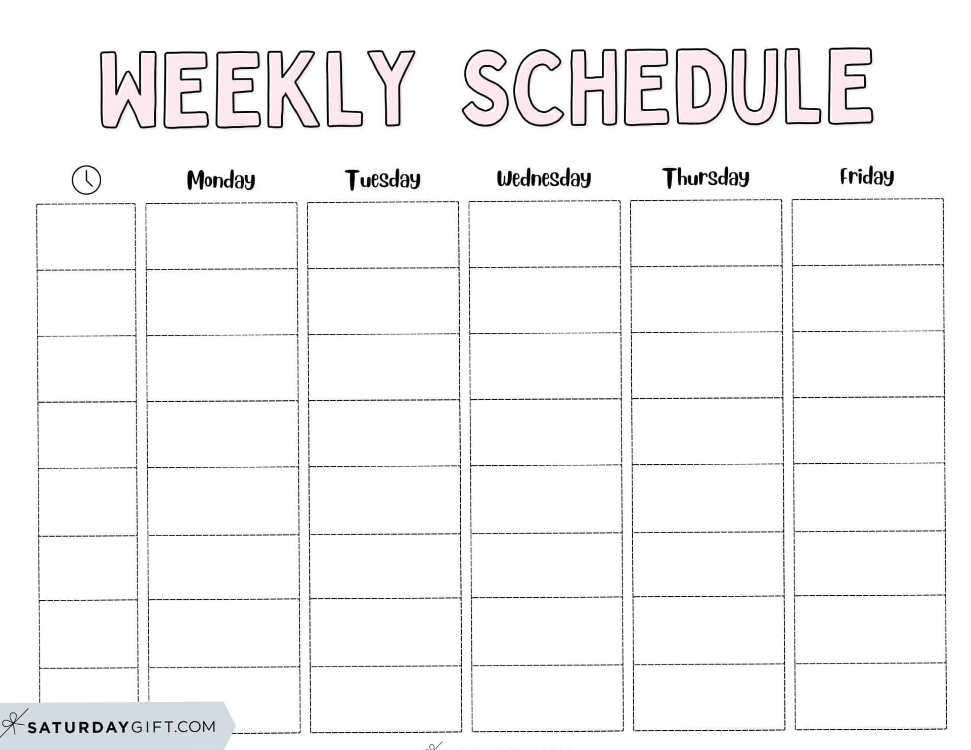 🌸 💌 dream life manifestation: 39 Free Weekly Planner Templates | SaturdayGift