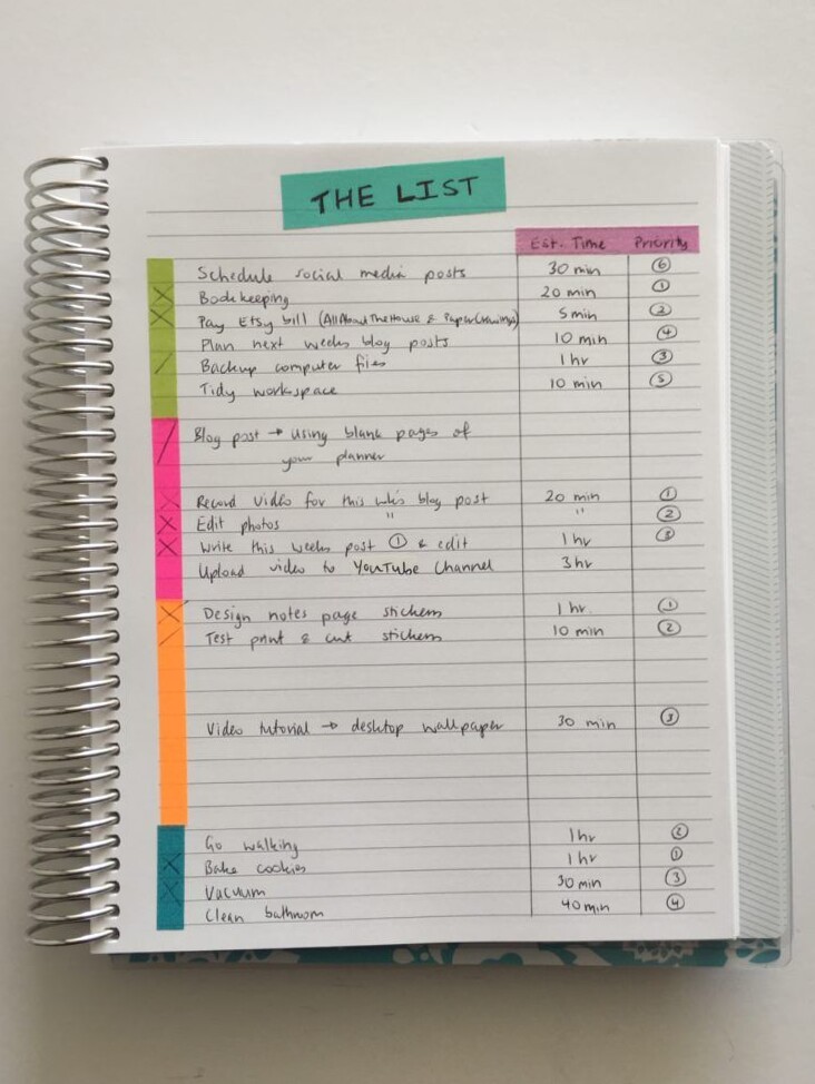 💌 🌸 dream life manifestation: 50 Tips for a Productive To-Do List Design