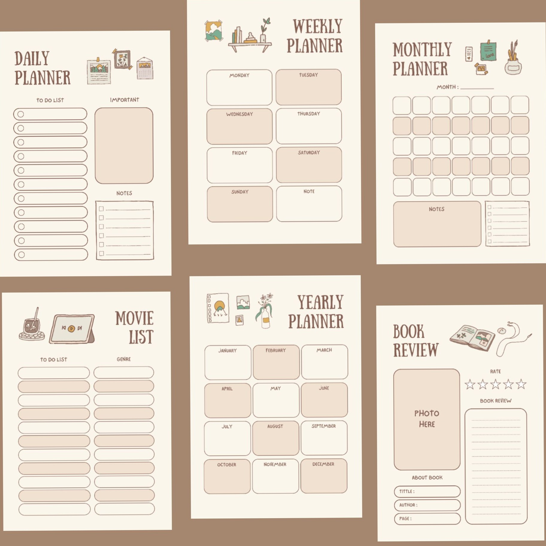 💍 💌 dream life manifestation: Aesthetic Study Planners | Digital Design & Creative Assets