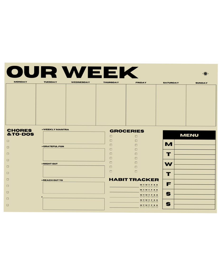 📝 📁 dream life manifestation: Creative Planner Layout Design — 960×1200 Digital Asset