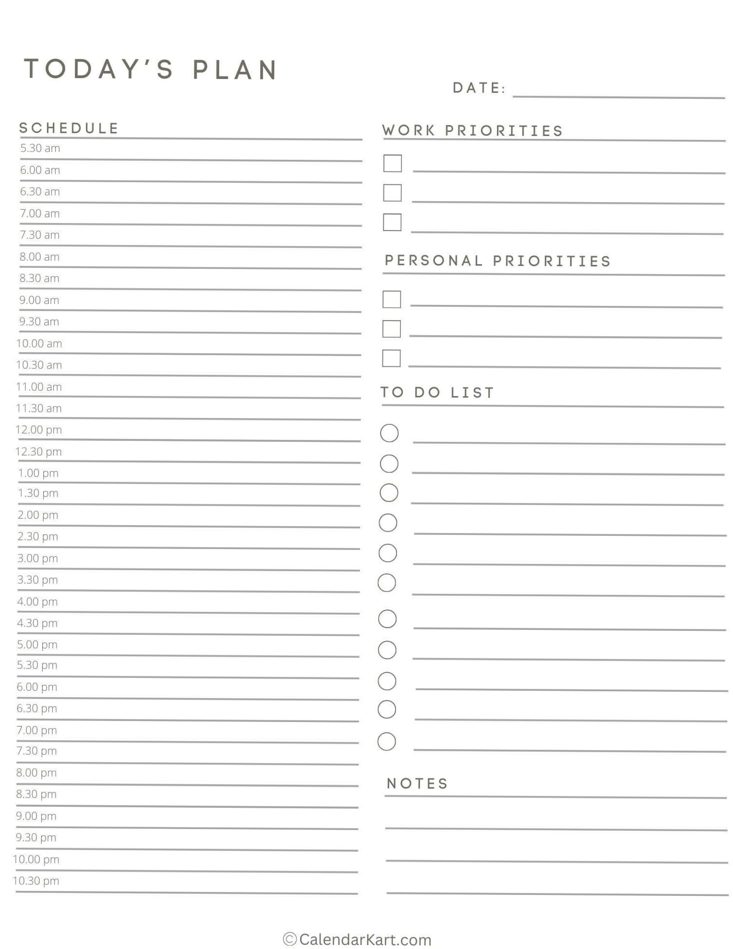 💎 🎨 dream life manifestation: Free Printable Hourly Planner Template