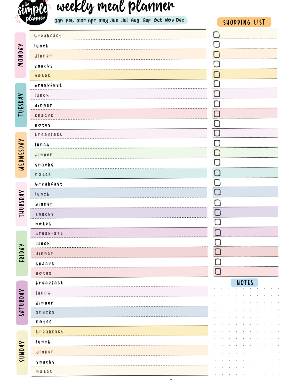 📊 📌 dream life manifestation: Organized Meal Planning for Creative Living