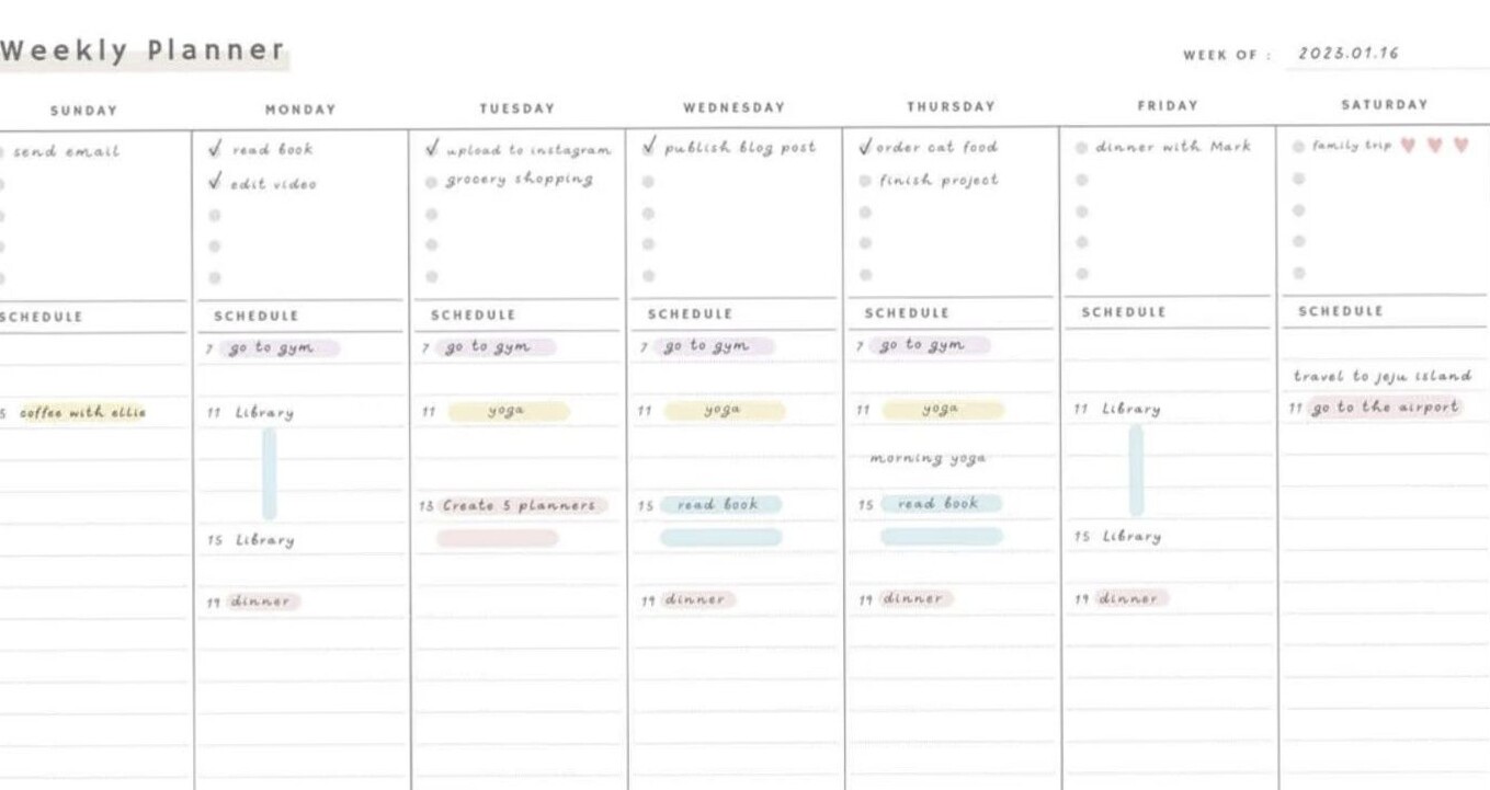 📌 📝 dream life manifestation: Plan Your Week Like a Pro: 15 Free Weekly Planners for Inspiration & Productivity
