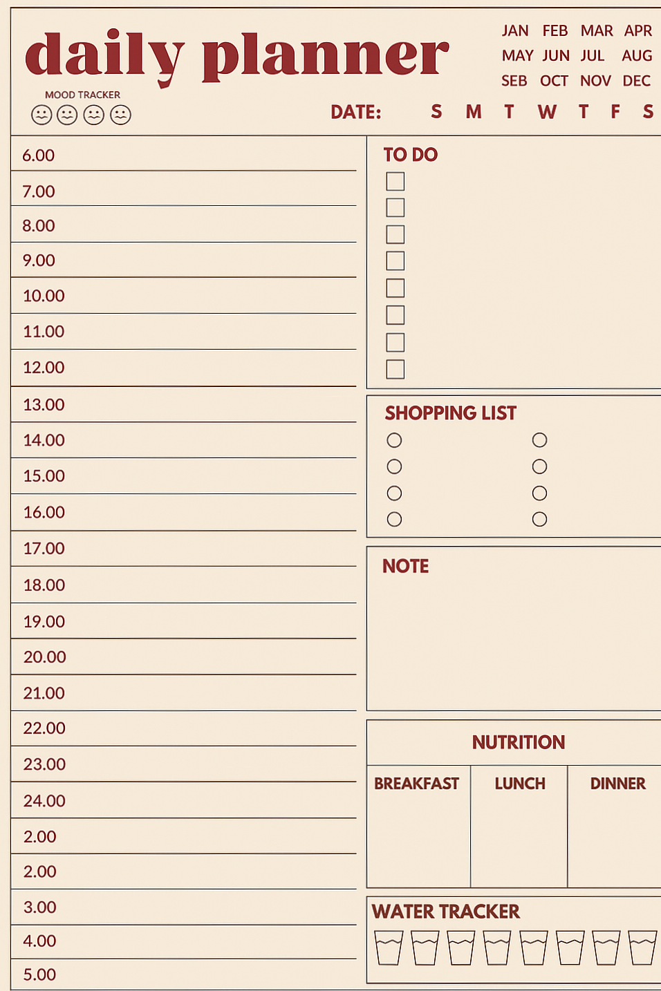 🤍 🌿 dream life manifestation: Secret to Productivity: 2026 Daily Planner Design