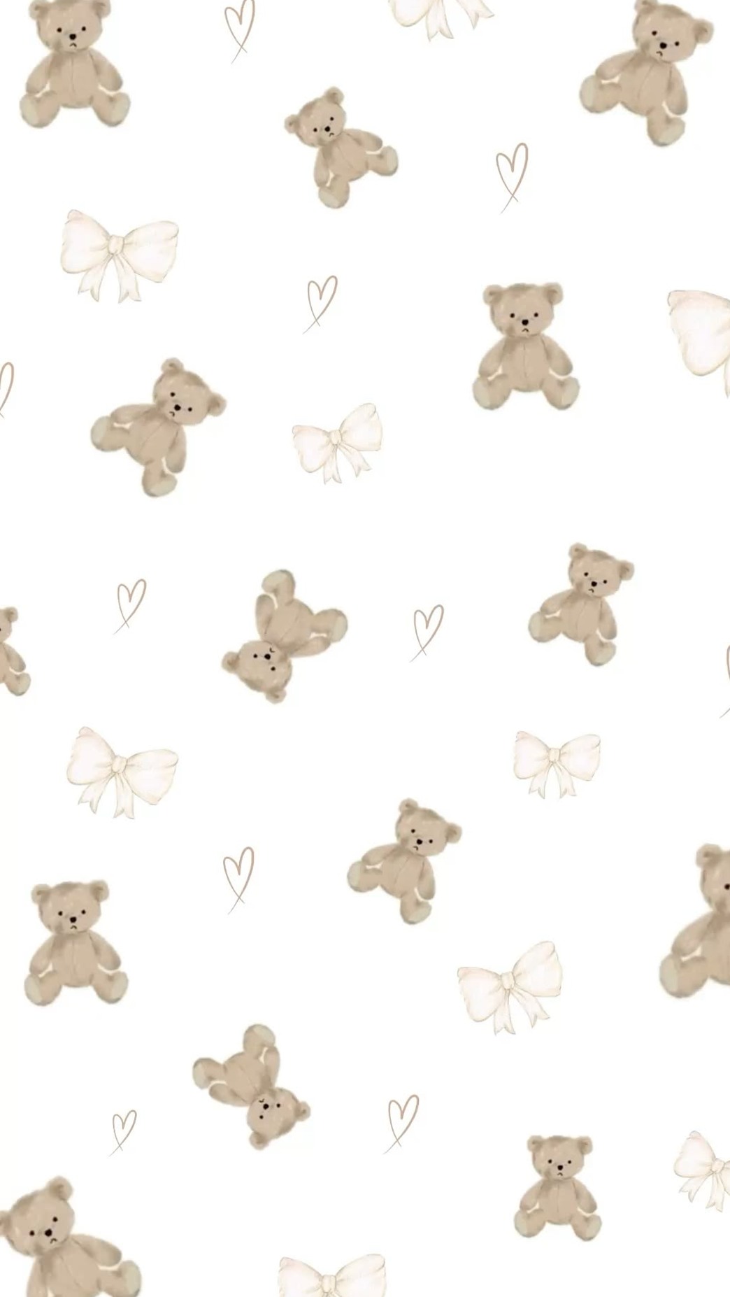 ✨ 🌿 dream life manifestation: Teddy Wallpaper iPhone — Digital Design & Planner Asset