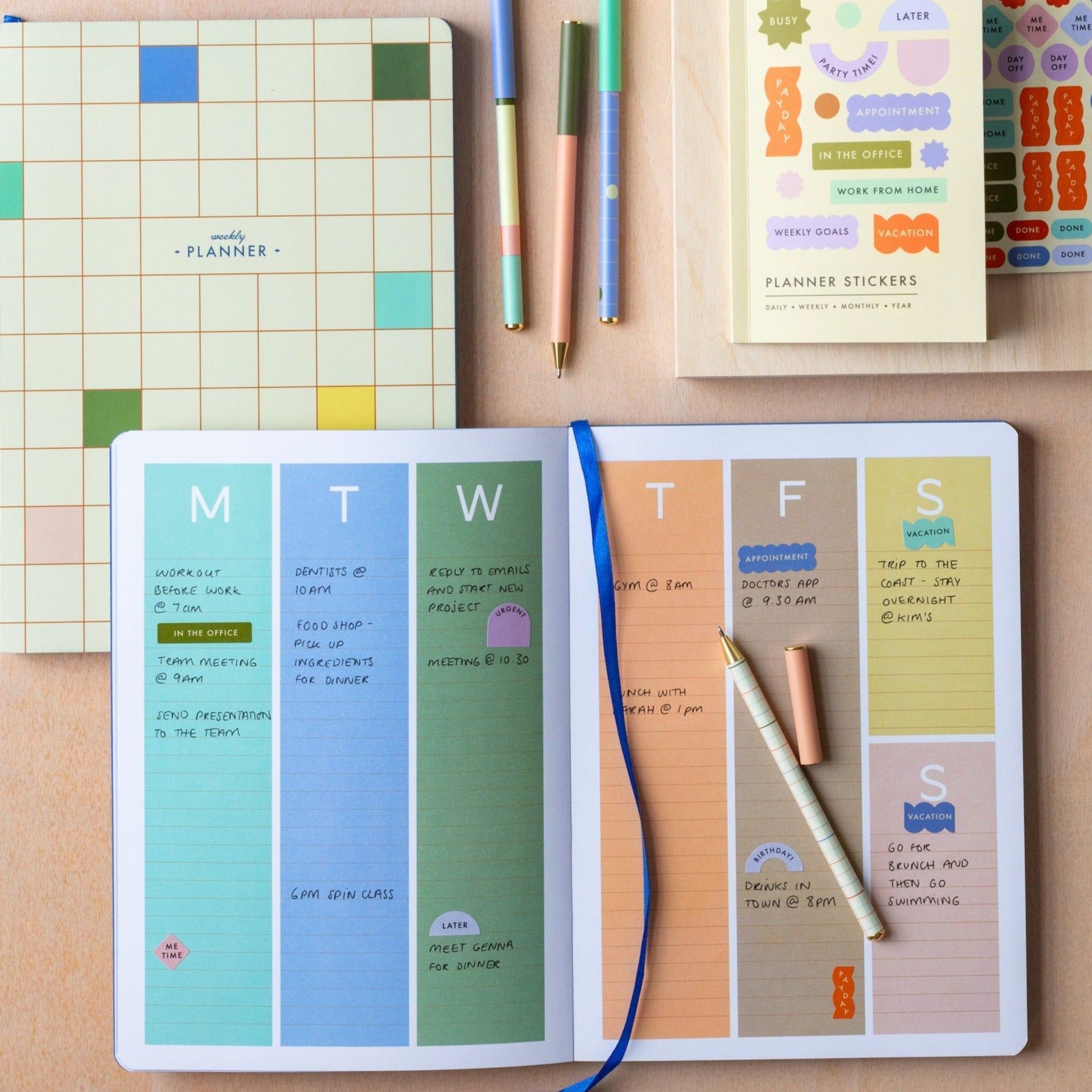 🪄 🎨 dream life manifestation: Weekly Planner: Undated Inkerie Design | Creative Planner Asset