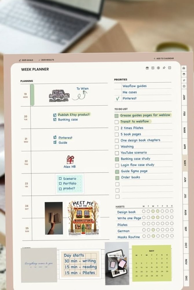 🖌️ 🌈 dream life manifestation: Weekly Digital Planning | Aesthetic Layouts & Creative Organizing Ideas | secret to stay…