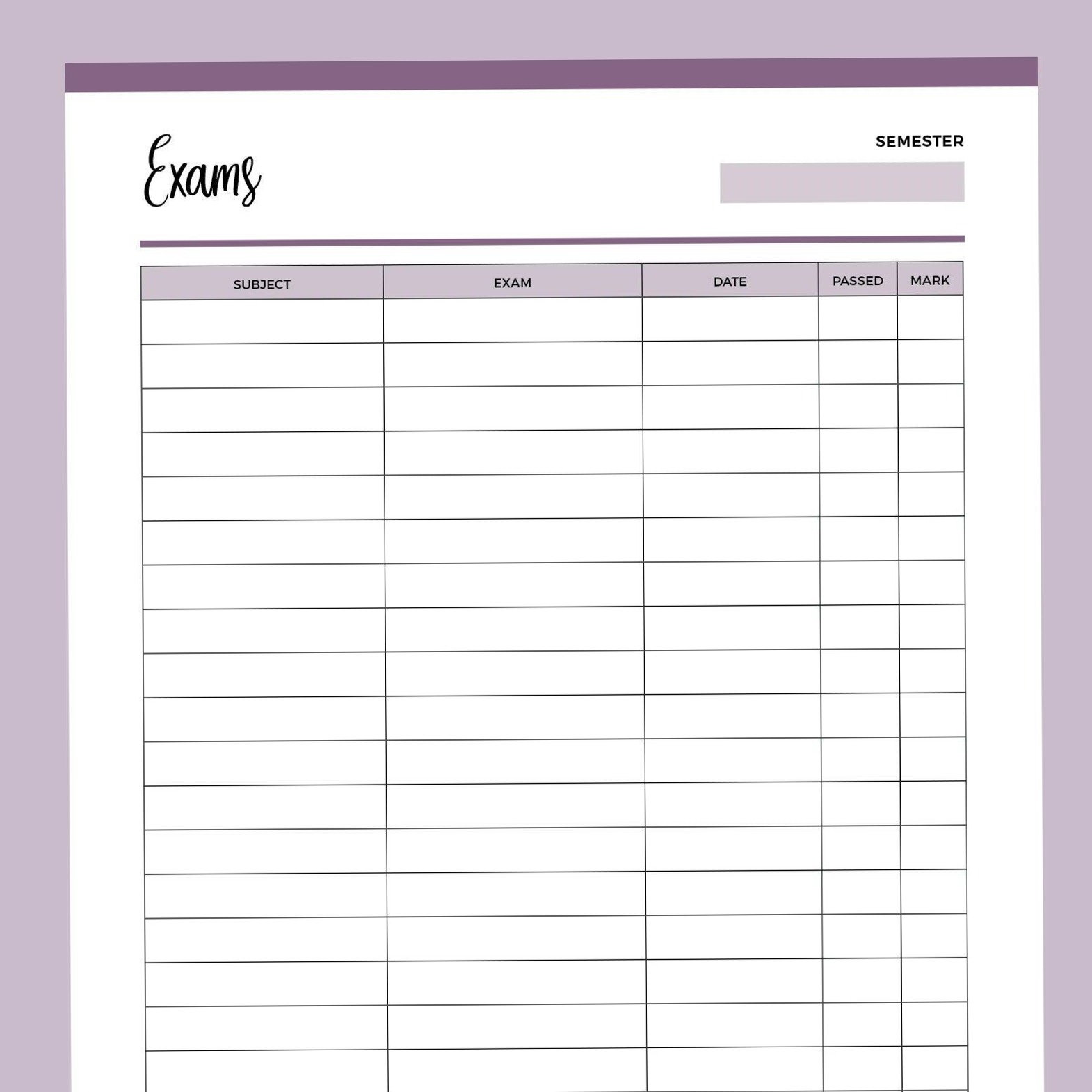 Effortless Academic Success with Printable Exams & Assignments — 📅 📊 romanticize your routine