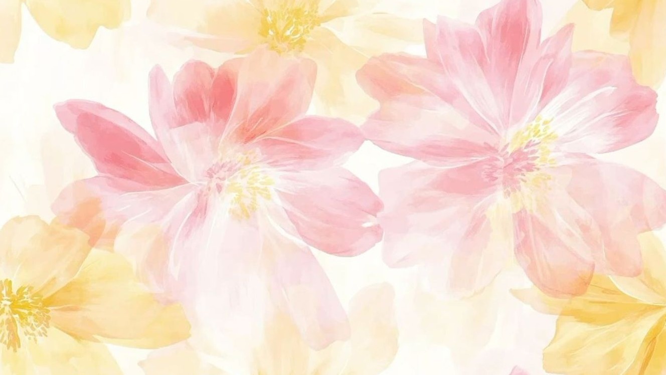 Elegant Floral Wallpaper for Digital Design & Planners — 🌿 🕯️ dream life manifestation