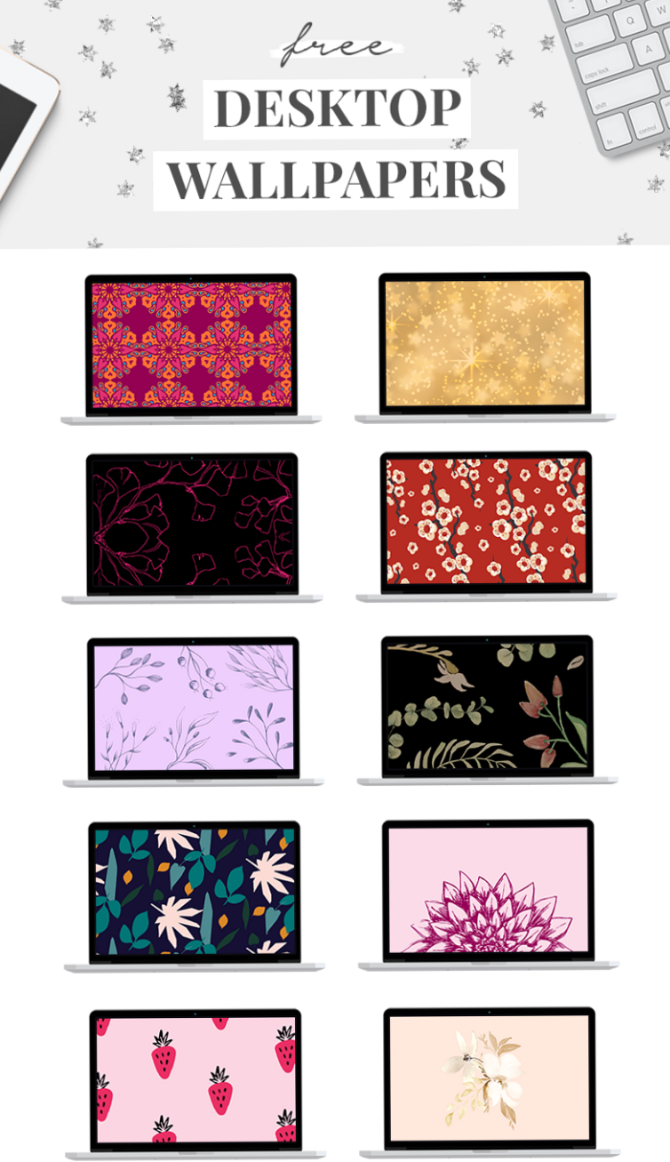 Free Desktop Wallpapers VI for Designers & Planners — ✨ 🕯️ romanticize your routine