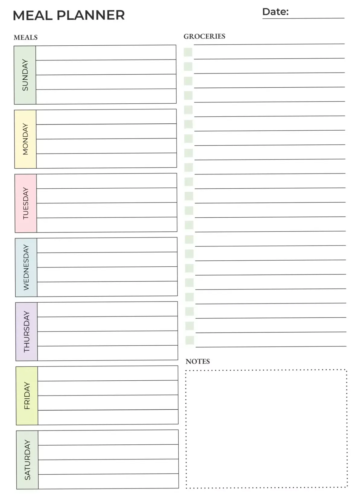 📝 📁 Free Grocery List Google Docs Templates | secret to staying productive