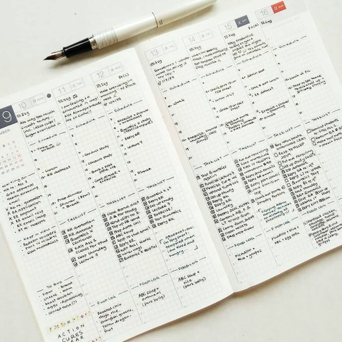 Hobonichi Cousin Layouts for GoodNotes Design Inspiration — 💌 💌 secret to staying productive