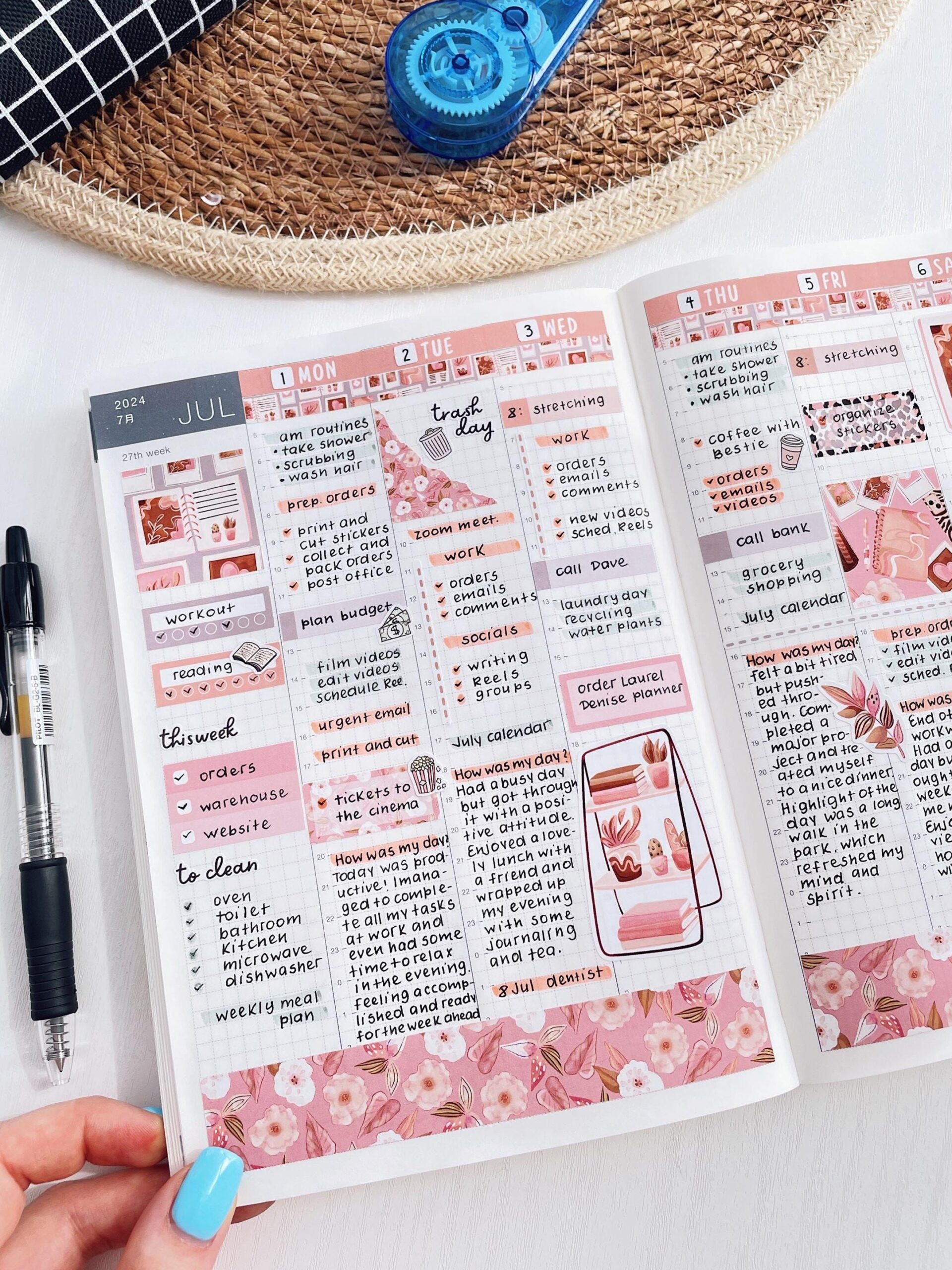 Hobonichi Cousin Weekly Kit – 1.3″ Columns — Mother’s Love — May — 👰 🥂 romanticize your routine