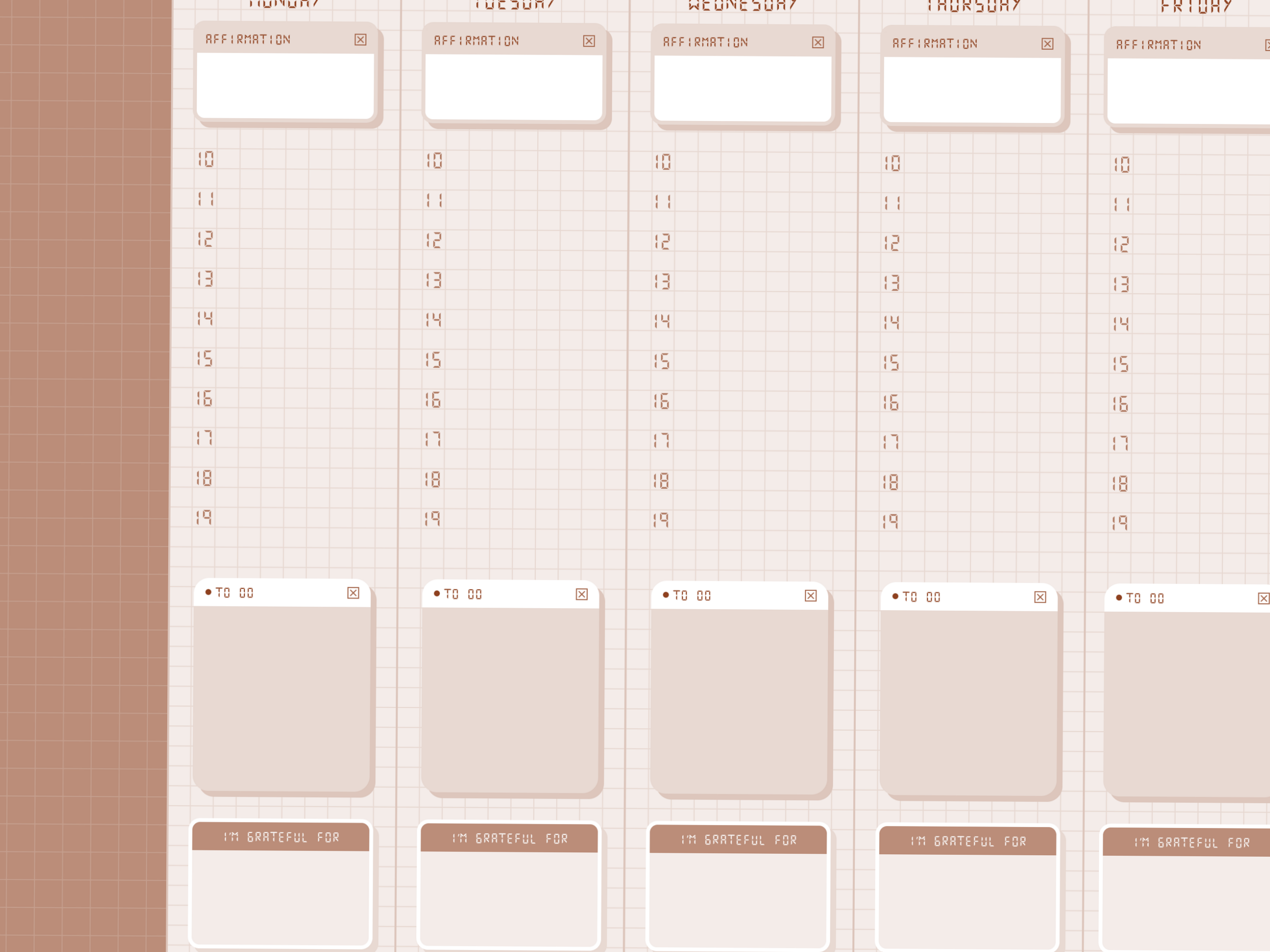 Hobonichi Weekly Template for Digital Planners & Creative Design — 🪄 🖌️ stay inspired all year long