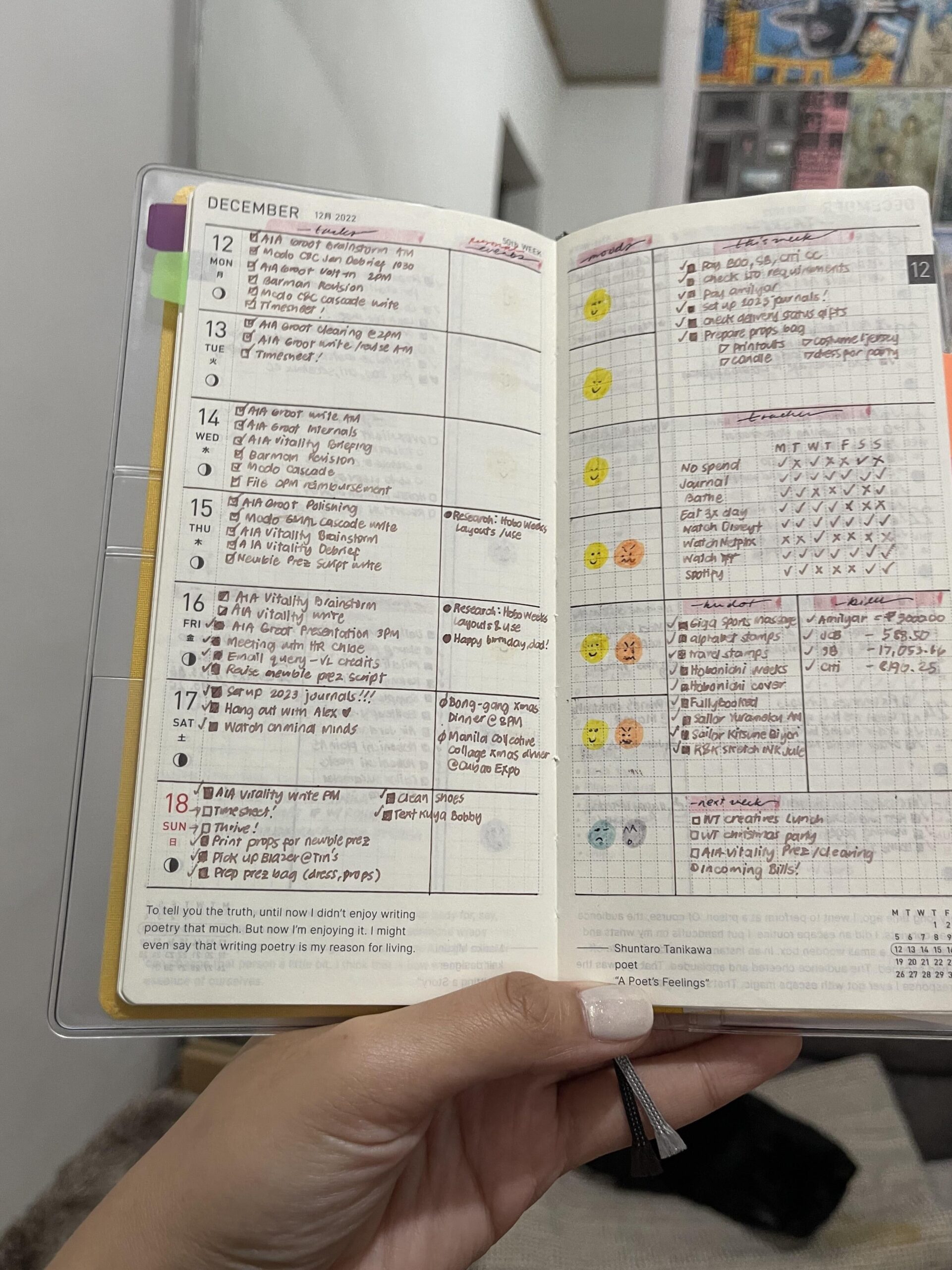 📝 📊 Hobonichi Weeks: Custom Layouts for Creative Goals | dream life manifestation