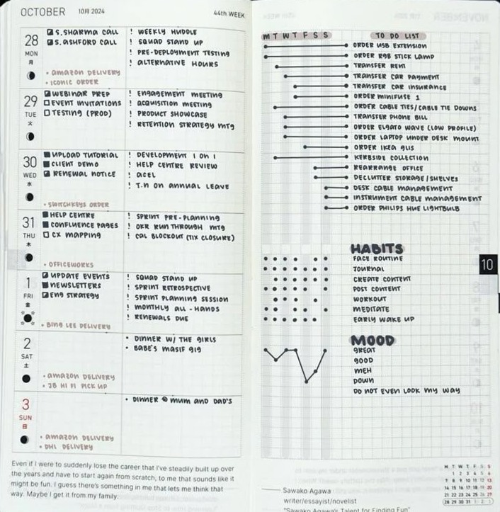 Hobonichi Weeks Planner – Creative Weekly Layouts — ☁️ 🕯️ secret to staying productive