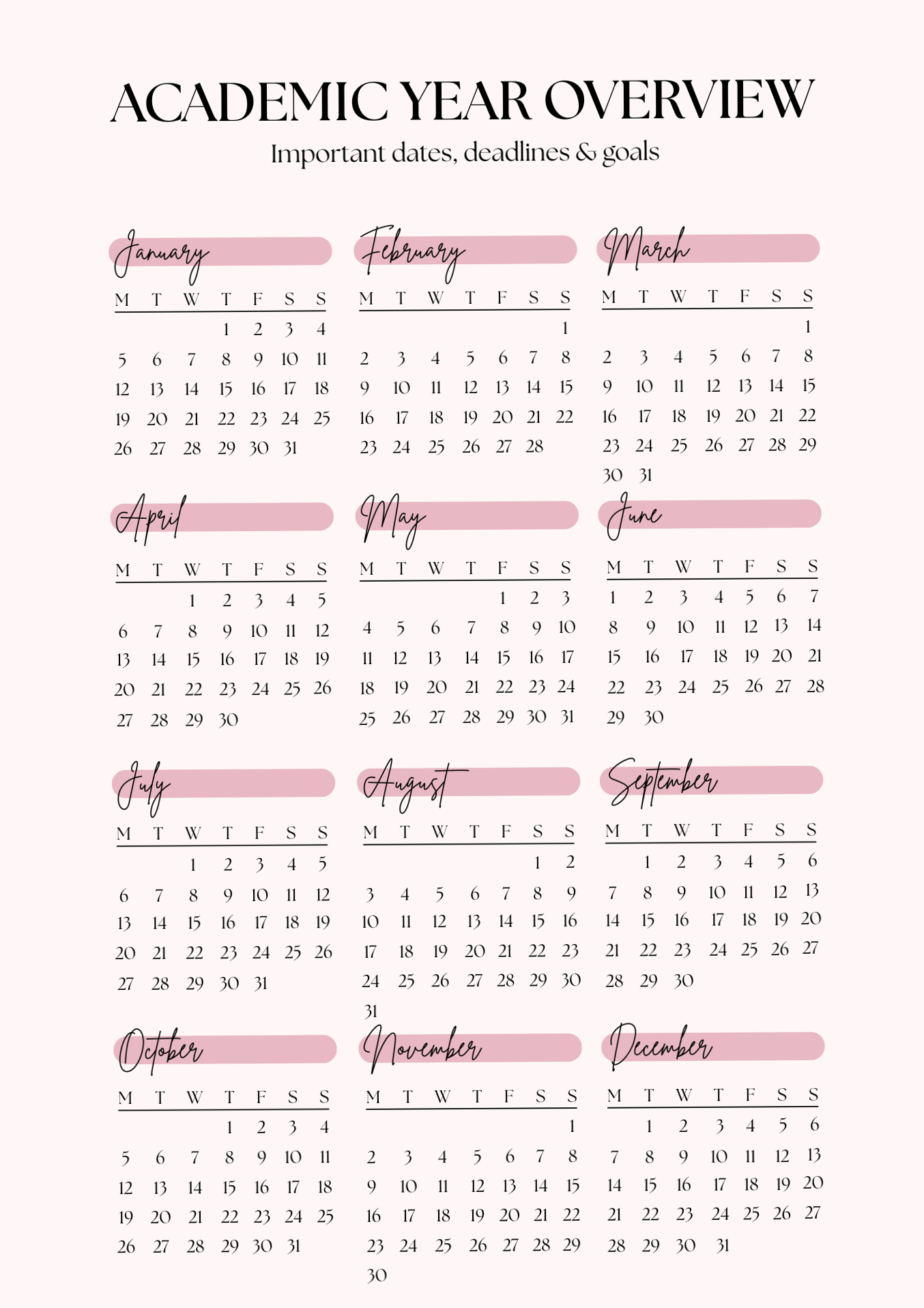 Jouw 2026 Study Planner – Plan, Focus & Win! — 📝 🖇️ secret to staying productive