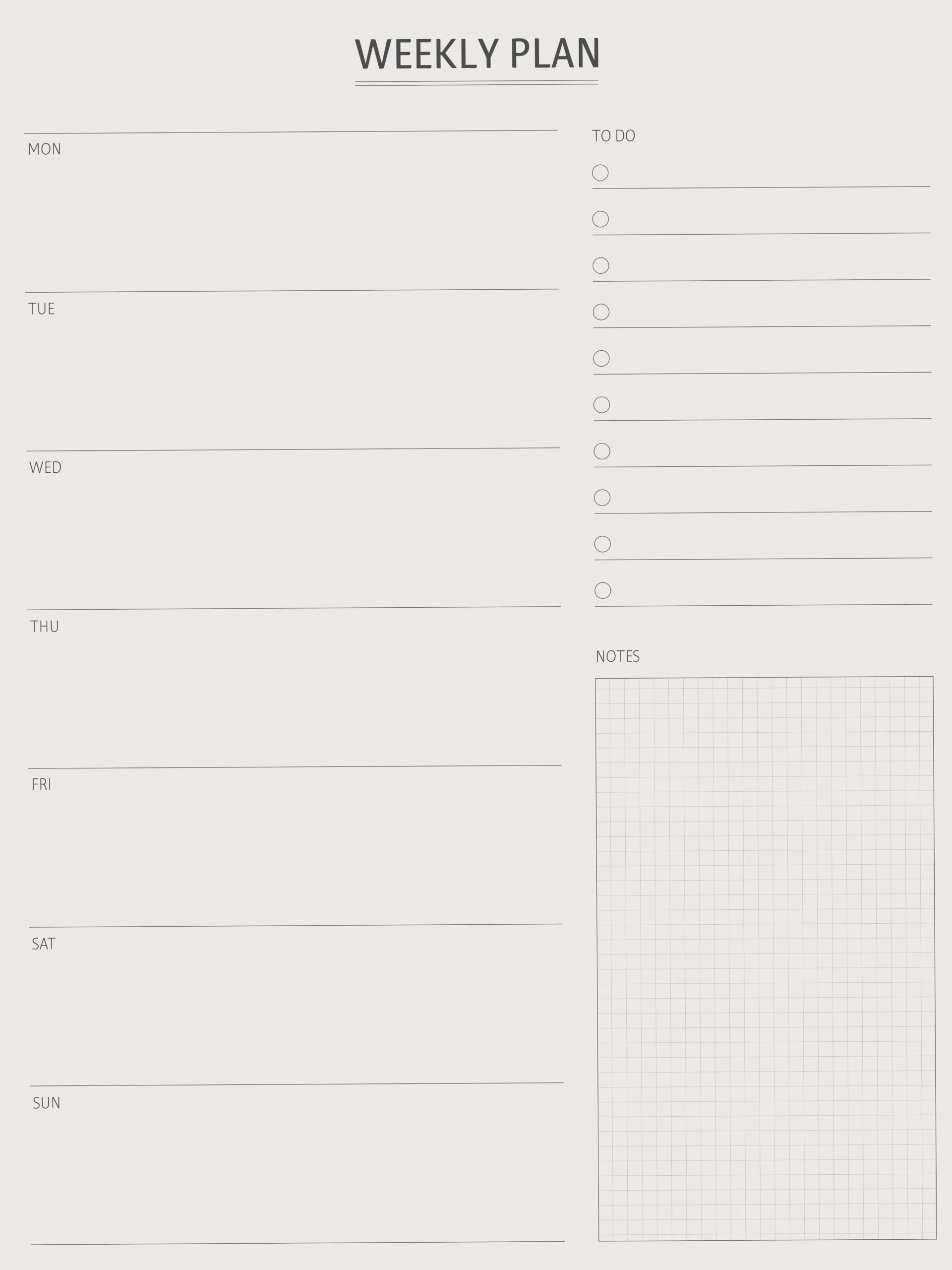 🖌️ 🎨 Kanako Misawa Weekly Planner Templates | Study & Daily Planner Design Assets | dream life manifestation