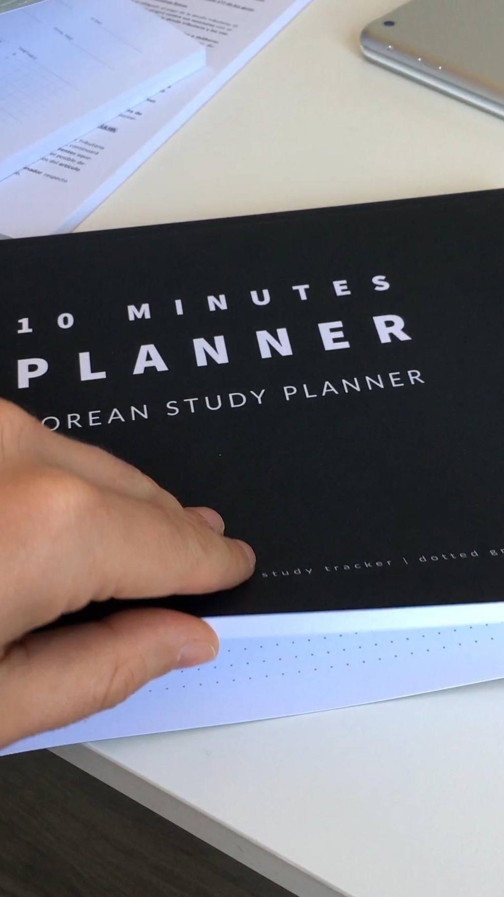 Korean Method A4 10-Minute Planner Design — 🕯️ 🤍 dream life manifestation