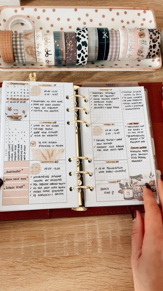 Last Week in My Weekly Planner Layout Inspiration — 🪄 💎 secret to staying productive