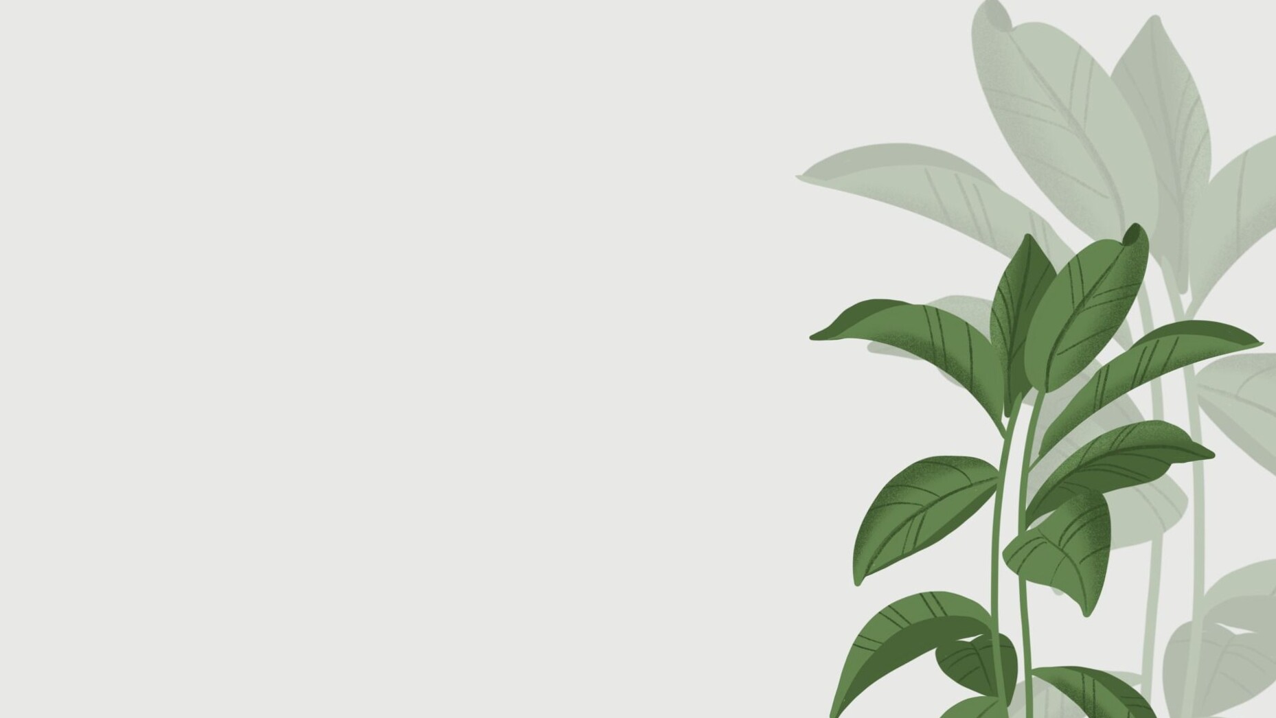 📝 📝 Leafy Minimalism Desktop Wallpaper for Digital Design & Planners | romanticize your routine