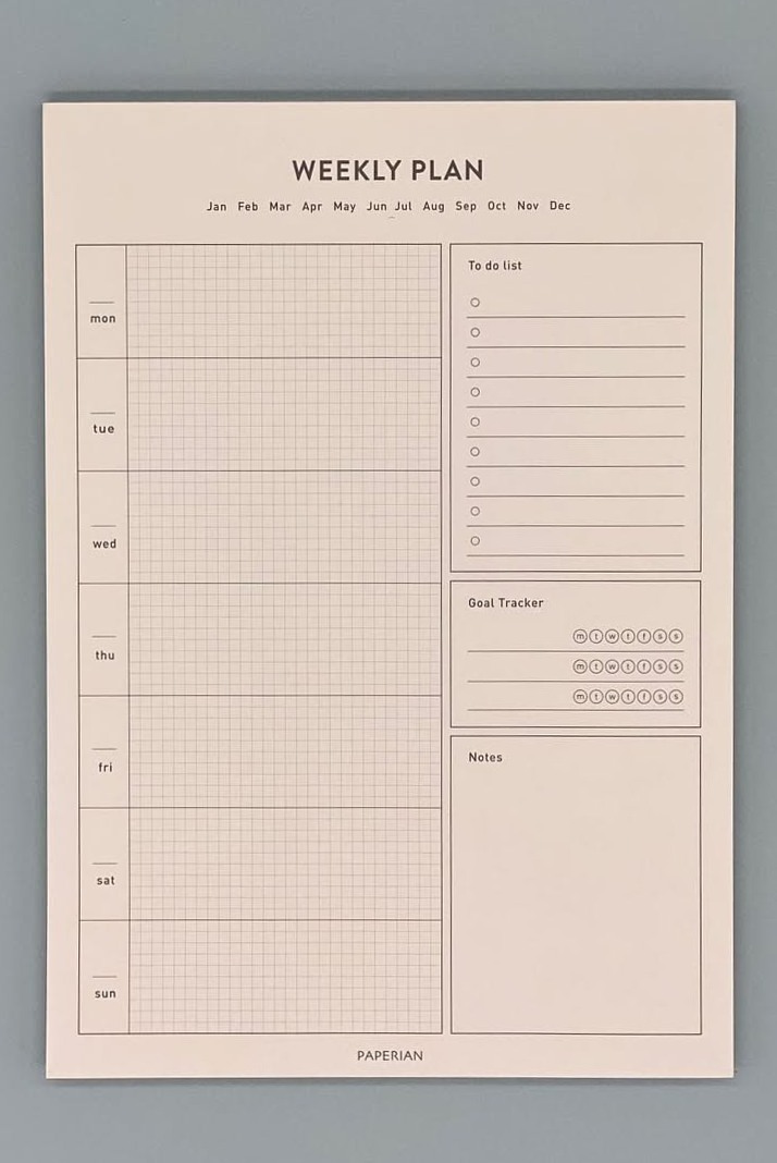 👰 💍 Life A5 Schedule Notepad | Weekly Planner Design & Study Printable Template | romanticize your routine