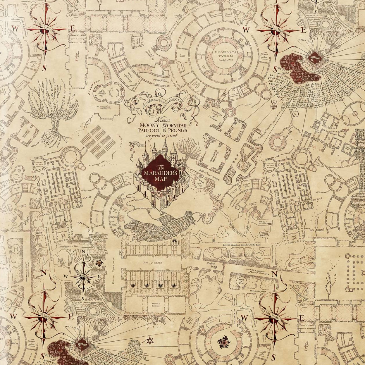 🤍 ☁️ Marauder’s Map Digital Design for Creative Planners | secret to staying productive