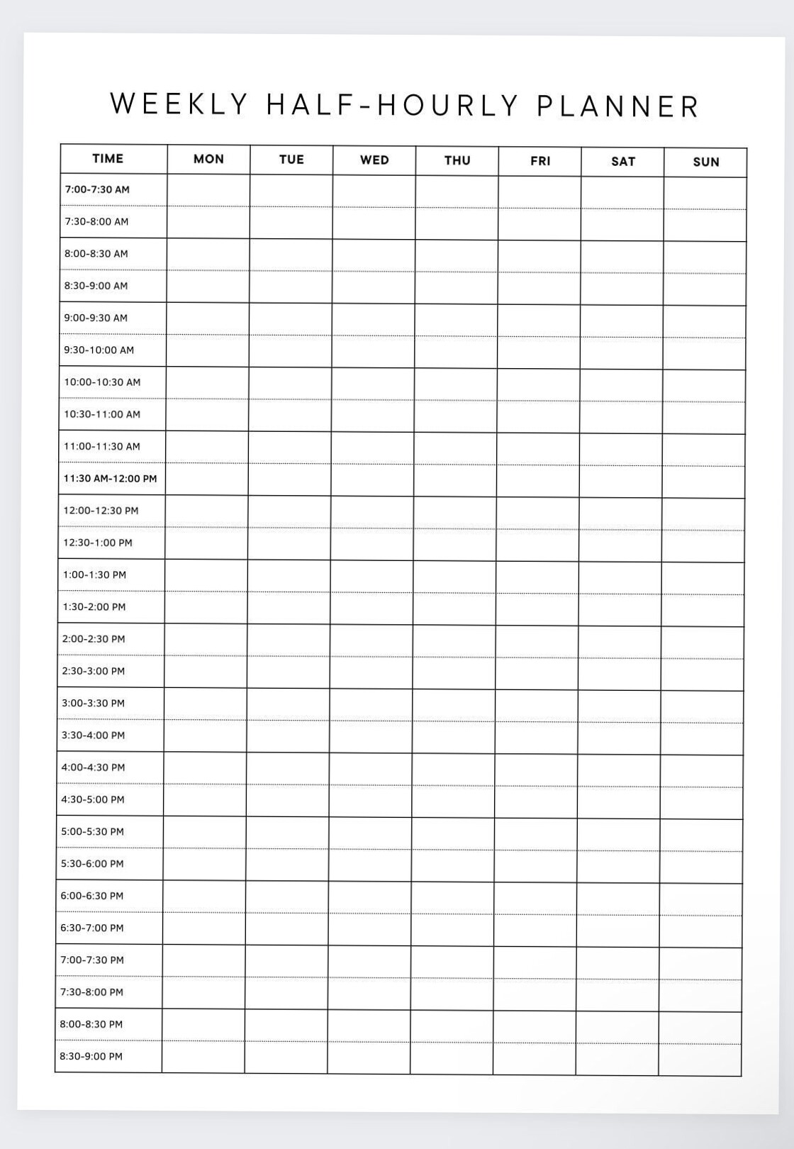 📍 🖌️ Master Your Week with This Hourly Planner Printable | secret to staying productive