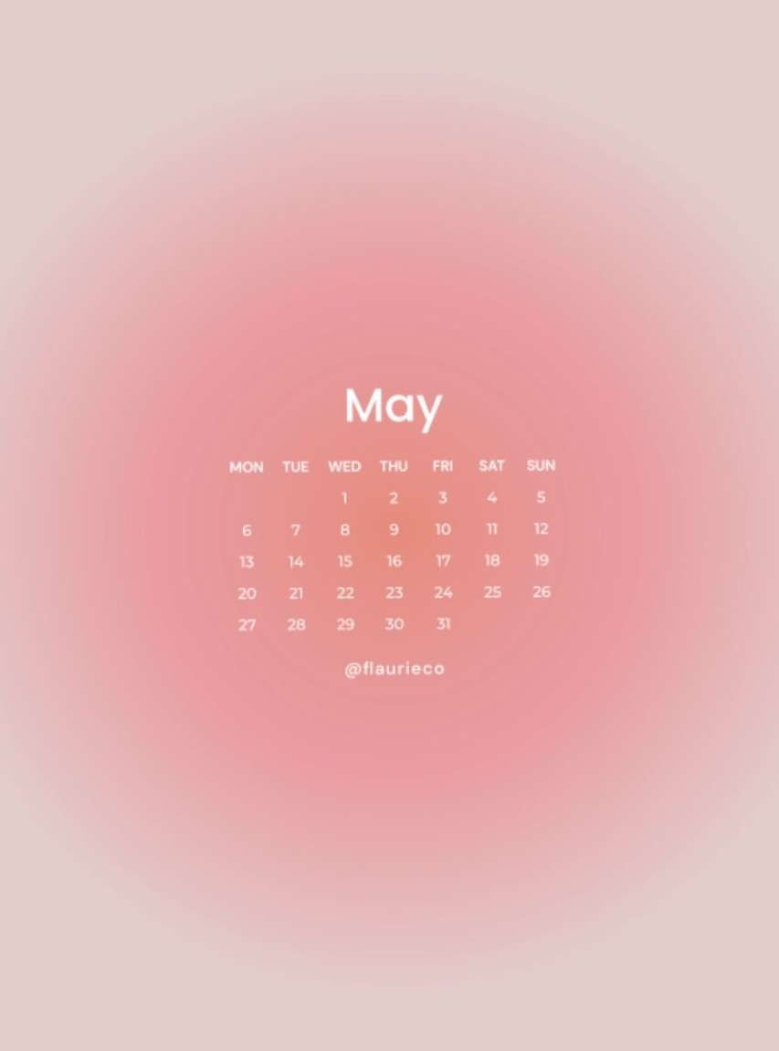 May 2023 iPad Wallpapers | Weekly Meal Planner Template — 📅 📁 stay inspired all year long