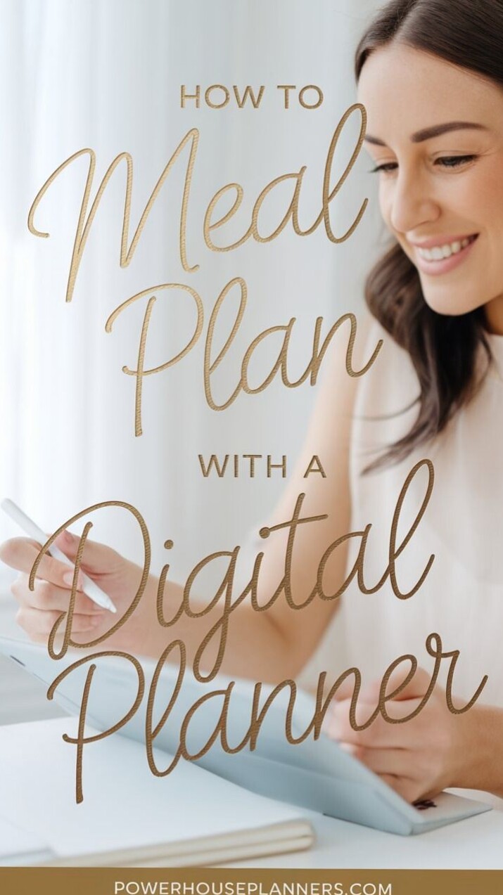 👰 👰 Meal Planning Made Easy With a Digital Planner | stay inspired all year long