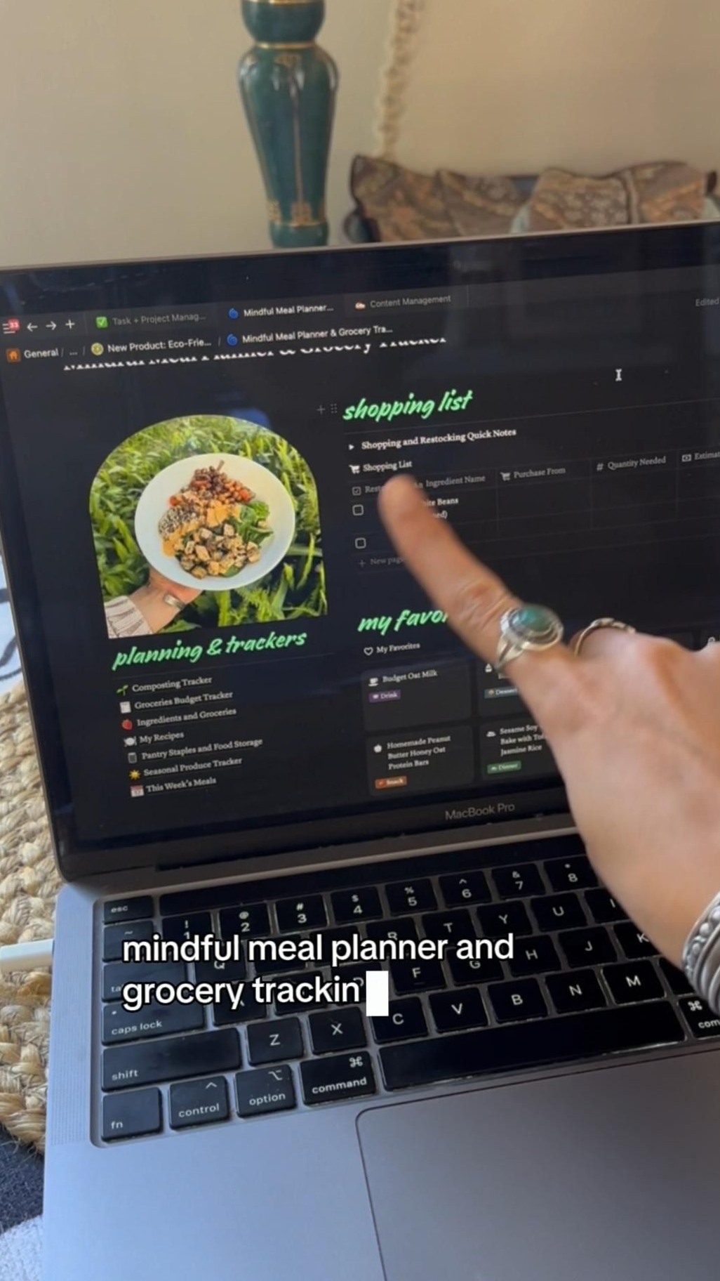 🎀 🌿 Mindful Meal Planner & Grocery Tracker Notion Template — Brennan Kai | ultimate printable checklist