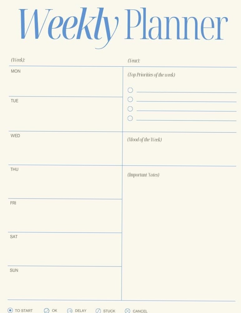 Minimalist Digital Planner for Intentional Days — 👰 💍 stay inspired all year long