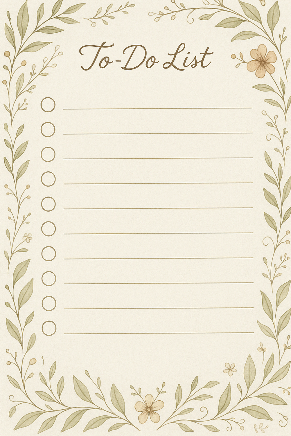 📍 🌈 Minimalist To-Do List Printable for Clean Planning | romanticize your routine