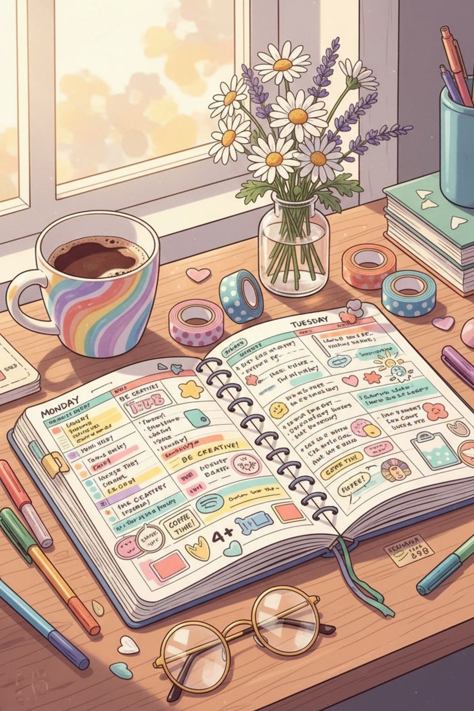 Minimalist To-Do Planner for Productivity & Goals in GoodNotes/Notability — 📝 🖇️ essential planning guide