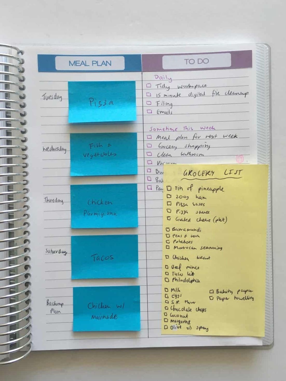 🌈 🖌️ Minimalist Week Planning with Notes & Stickers | romanticize your routine