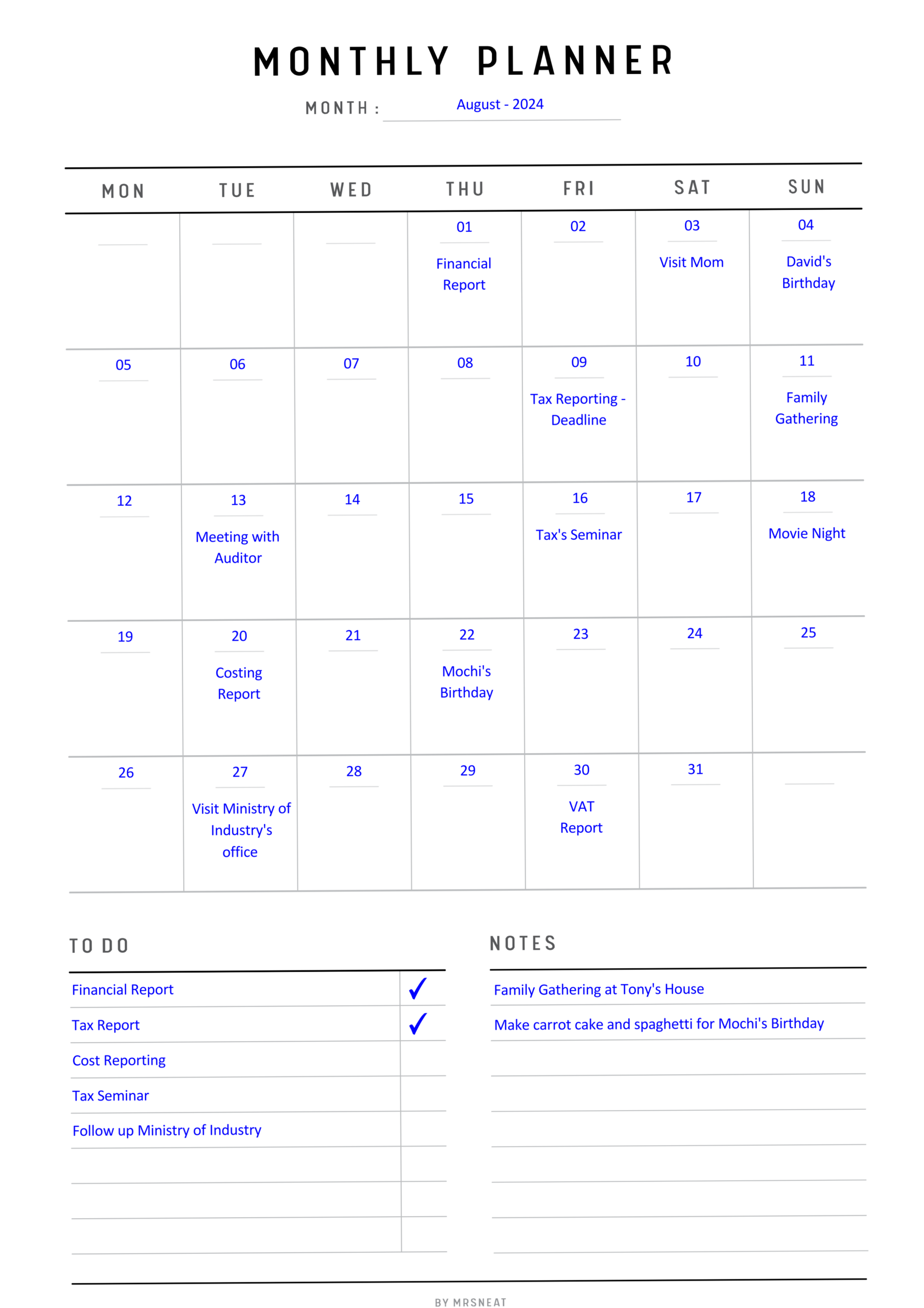Modern Minimalist Weekly Planner Pages for Time Management — 📅 🖇️ secret to staying productive