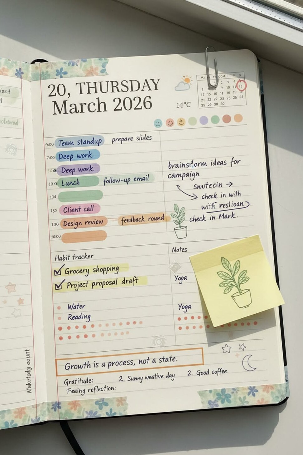 🕯️ ✨ Monthly Digital Planner for Goal Tracker & Visionary Minds | ultimate printable checklist
