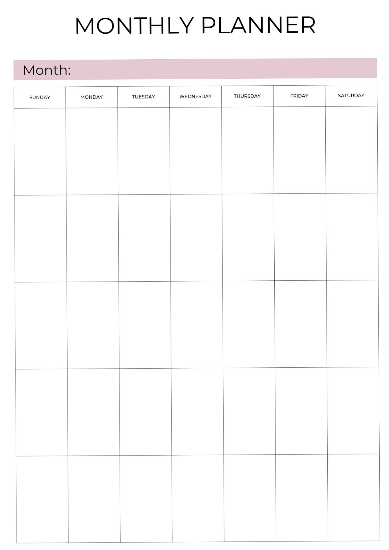 Monthly Planner | Daily & Weekly Study Motivation Templates — 📍 🖌️ stay inspired all year long