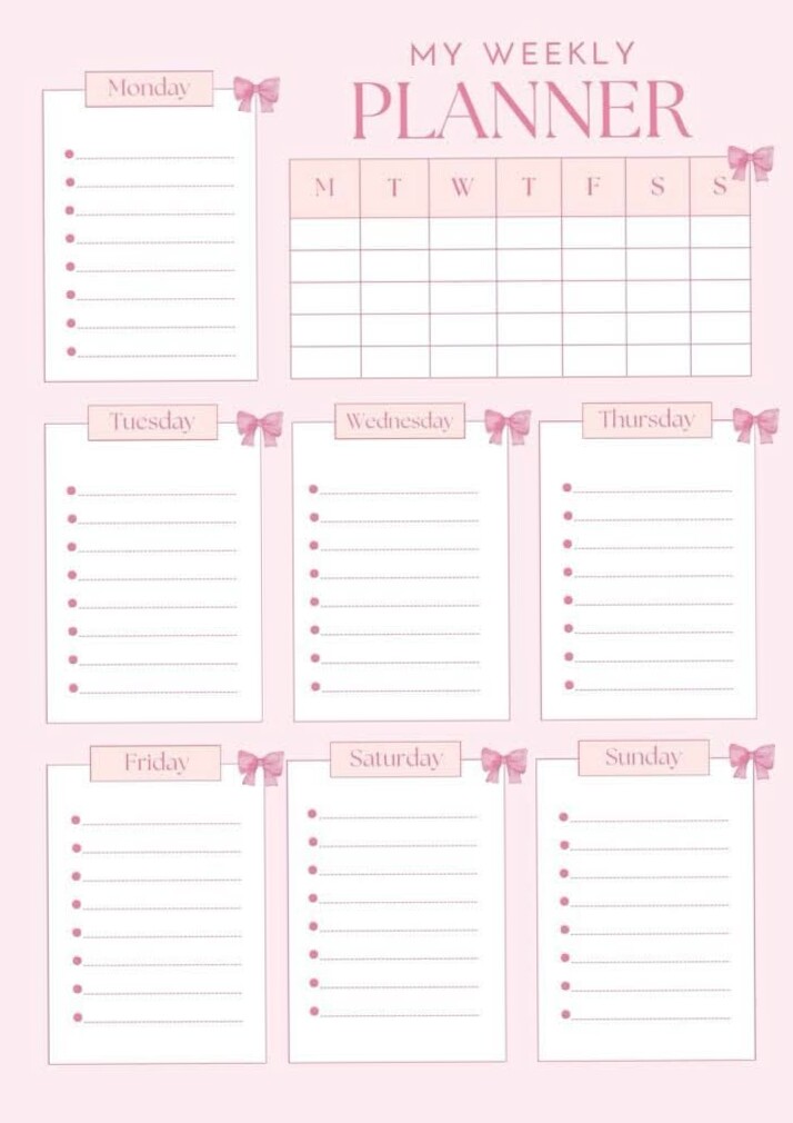 🪄 📍 Morning Routine Made Simple – Weekly Planner Printable in the Becoming Her Ebook 1804 | dream life manifestation