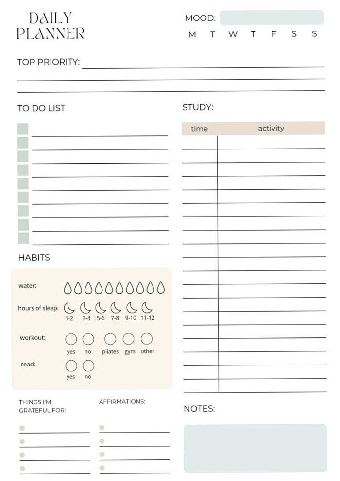 🤍 🌿 Notion Template Inspiration & Icon Designs for Creative Planners | pro digital dashboard