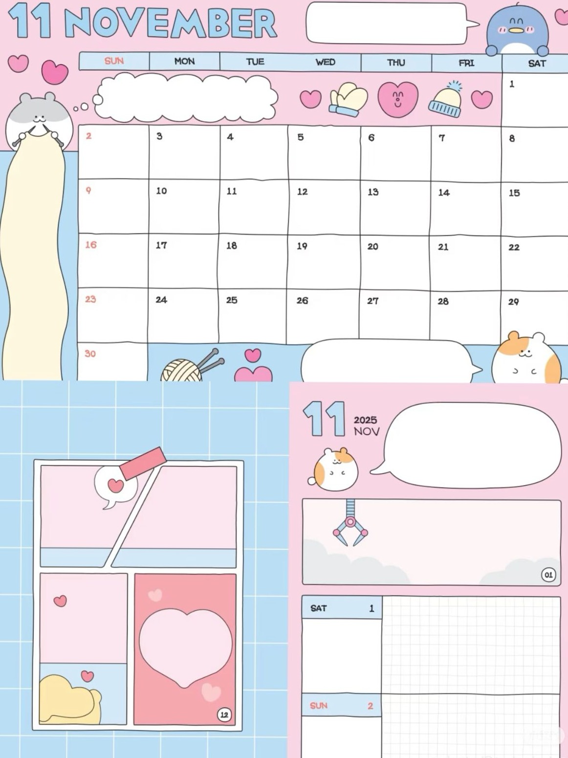 💍 💌 November 2025 Planner Journal | Digital Design & Creative Planners | romanticize your routine