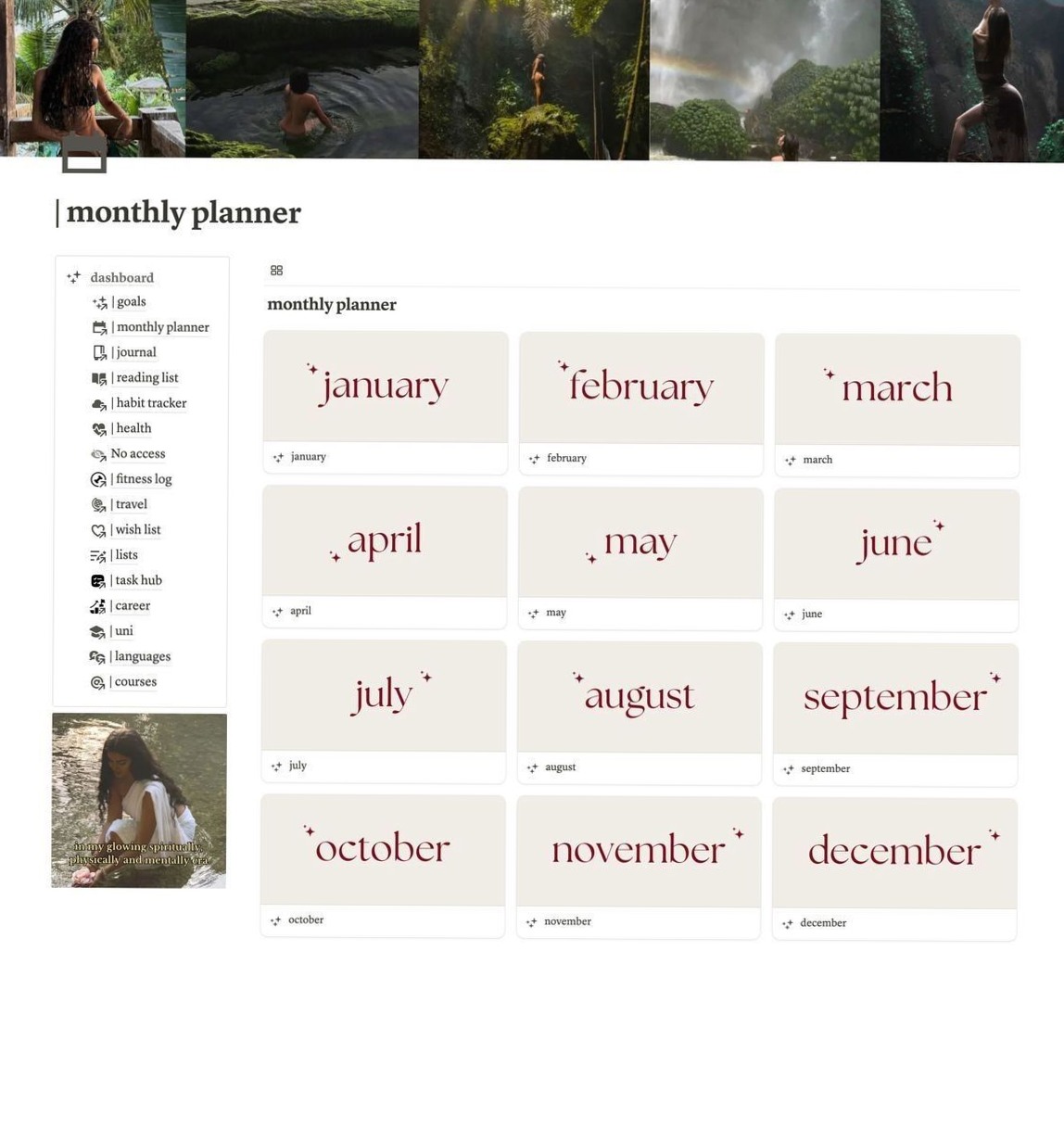 📊 📌 only tool for life admin: Minimal Notion Template 428 for Digital Design & Planning