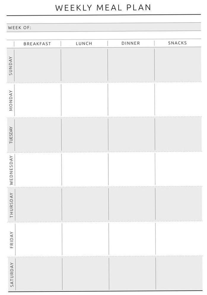 Original Meal Planner Design | Creative Digital Planner Asset — 📊 📅 stay inspired all year long