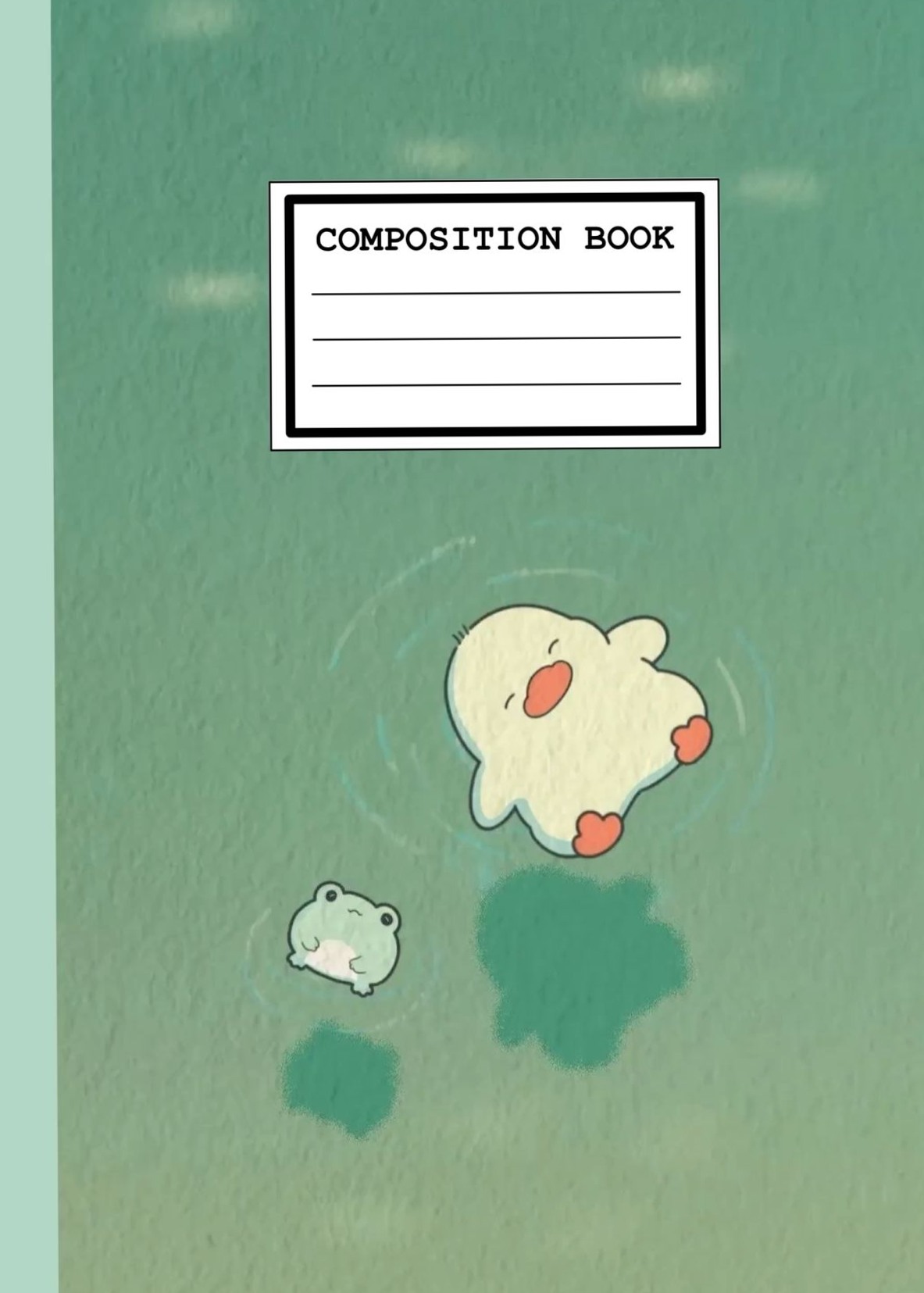 🪄 💎 Paddling Ducks Composition Book Cover Design | romanticize your routine