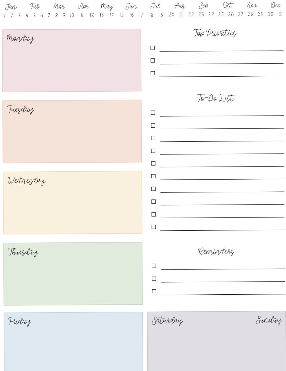 Pediatrics EORE Study Planner for PA Students — 📌 📌 stay inspired all year long