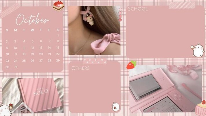 Pink Desktop Wallpaper Set — October 2022 — 🪄 🪄 stay inspired all year long