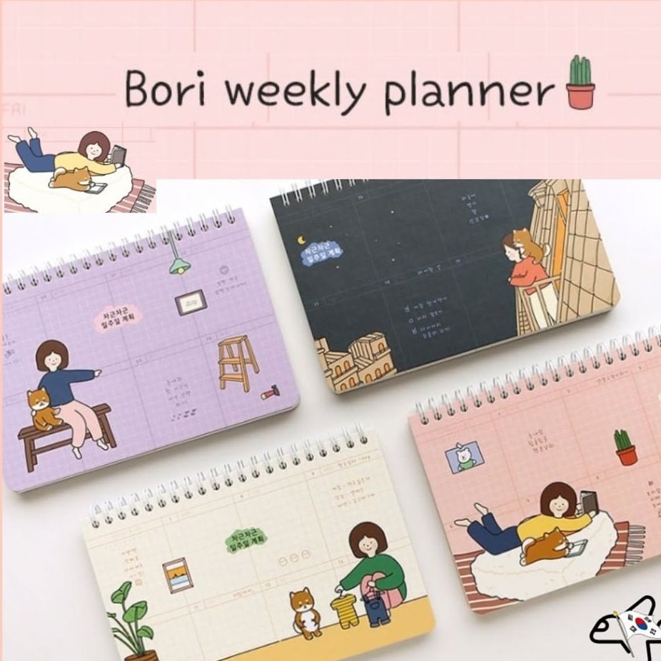 Pinkfoot Bori Weekly Planner — 15 Months Dream Life Manifestation — 🍰 💍 secret to staying productive