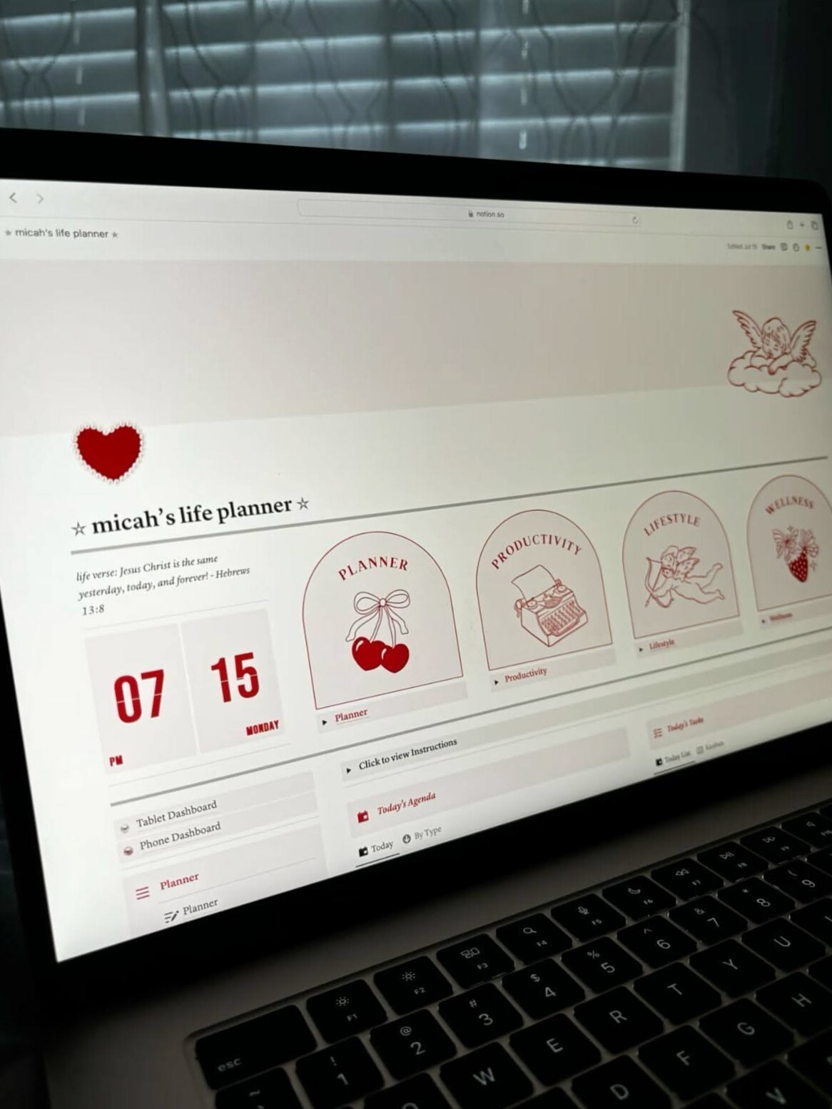 📍 🎨 pro digital dashboard: Pink Notion Planner: Aesthetic Templates & Ideas NotionTour 944
