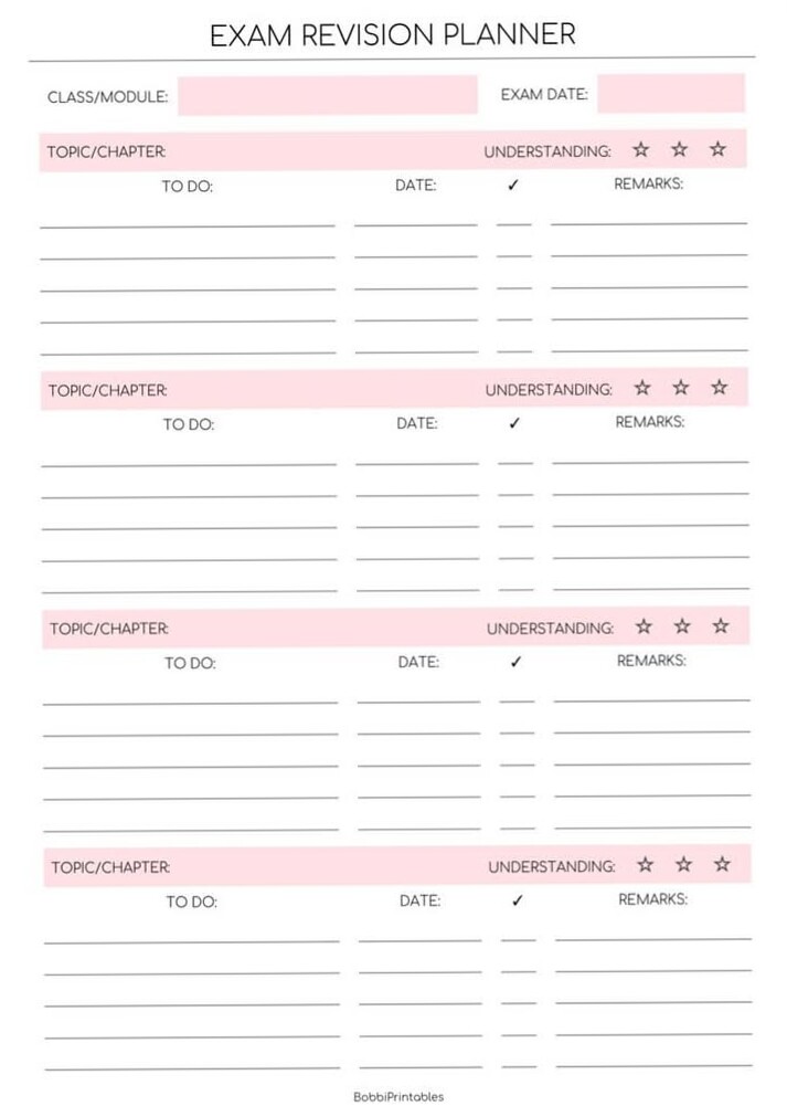 🌈 💎 Purple Exam Revision Planner PDF Design | dream life manifestation