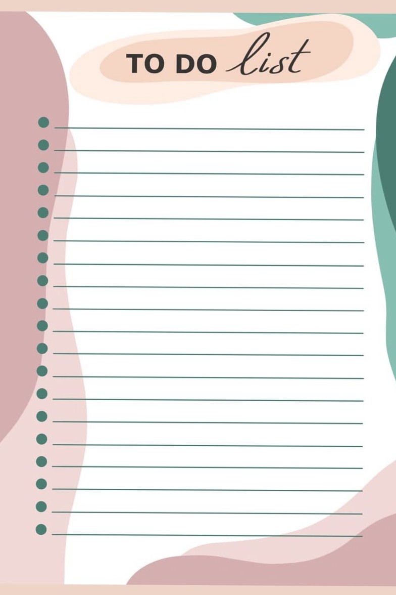 ✨ ☁️ Rainbow To Do List Planner — Aesthetic Daily Checklist | seamless organization hack